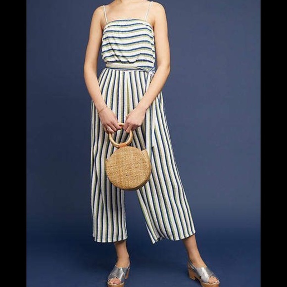 Anthropologie Pants - New Anthropologie Maeve Jumpsuit. Striped.